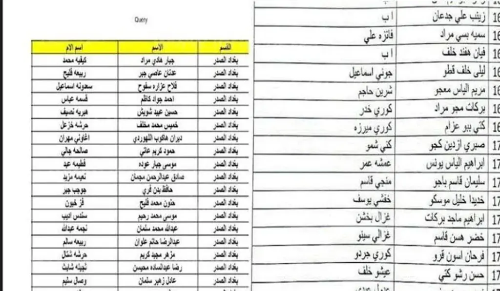 من منصة مظلتي” استعلم أسماء المشمولين في الرعاية الاجتماعية الوجبة السابعة في العراق 2024