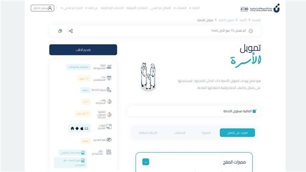 شروط الحصول على قرض الأسرة