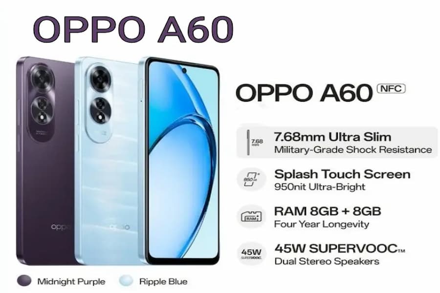 الهاتف المقاوم للصدمات.. تعرف على سعر ومواصفات Oppo A60