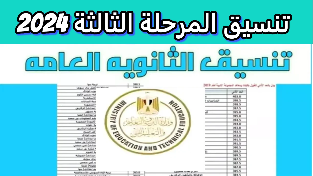 اعرف نتيجة الترشيح.. ظهور نتيجة تنسيق المرحلة الثالثة للدور الأول والثاني والشهادات الفنية 2024 الآن عبر الموقع الرسمي