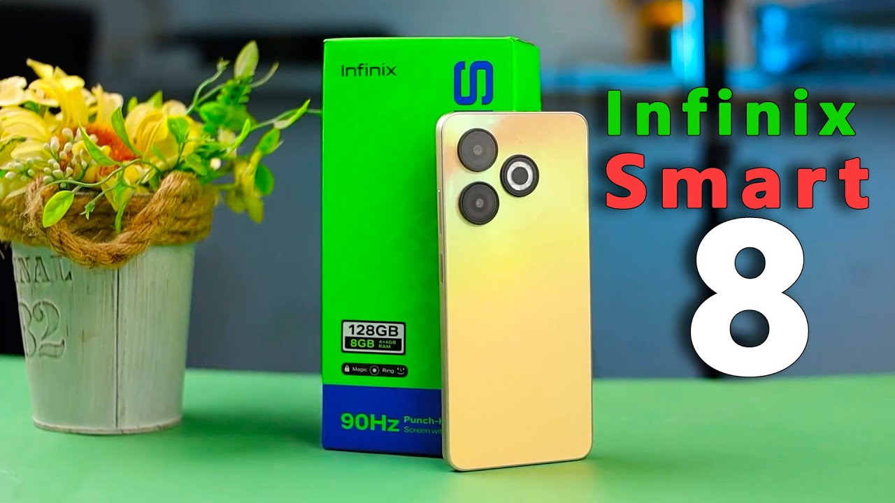 قمة الفخامة شبيه الآيفون العملاق من انفنكس هاتف Infinix Smart 8 الأكثر مبيعاً بأمكانيات خيالية هتستريه وعمرك ما هتندم