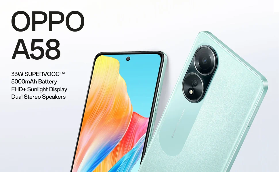 هاتف جديد ومميز من اوبو يقتحم الأسواق السعودية.. سعر ومواصفات Oppo A58 4G