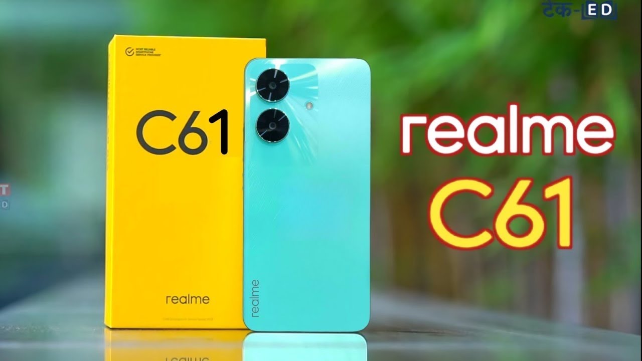 ريملي العملاقة تُطلق هاتفها الجديد برخص التراب.. مواصفات Realme C61 تصميم أيفون وتصوير عالي بسعر!