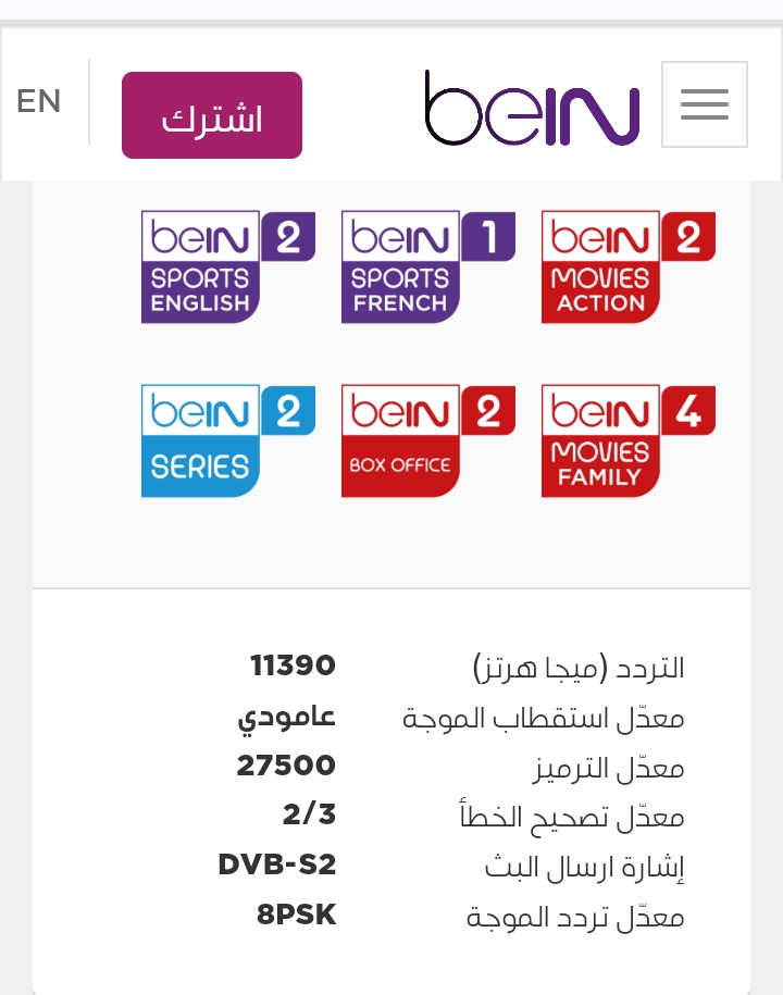 تردد قناة بي إن سبورت الناقلة للتصفيات المؤهلة لبطولة كأس الأمم الأفريقية المغرب 2025