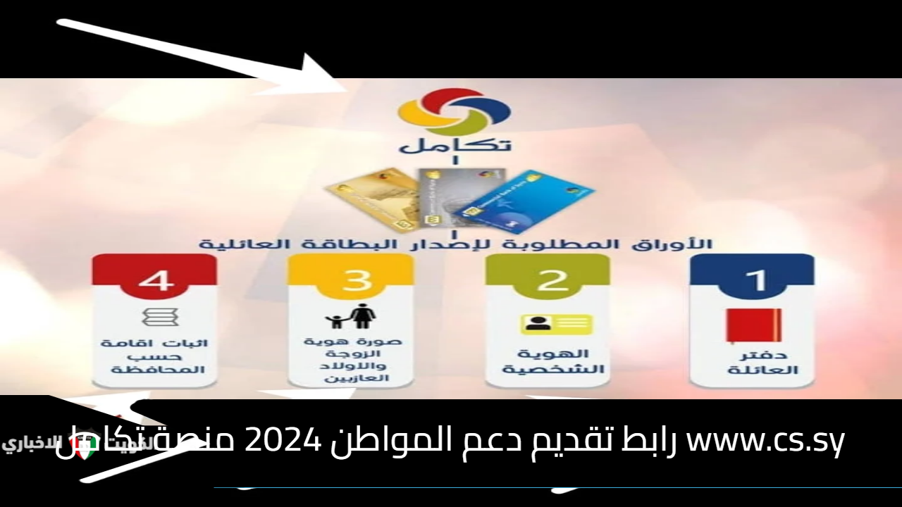 www.cs.sy رابط تقديم دعم المواطن 2024 منصة تكامل وشروط اعتراض القبول