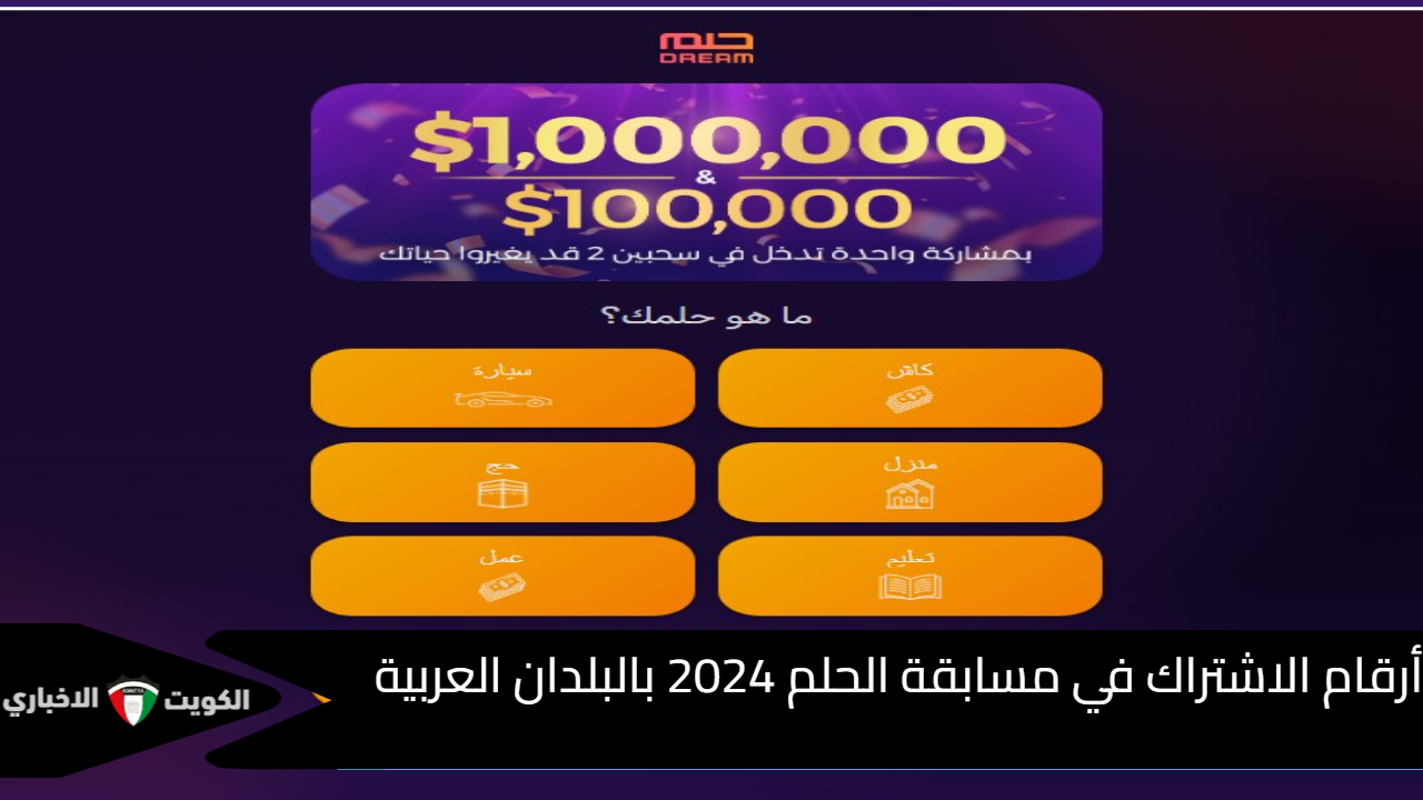 “برنامج dream.mbc” أرقام اشتراك مسابقة الحلم 2024 بالبلدان العربية للفوز بالمليون دولار