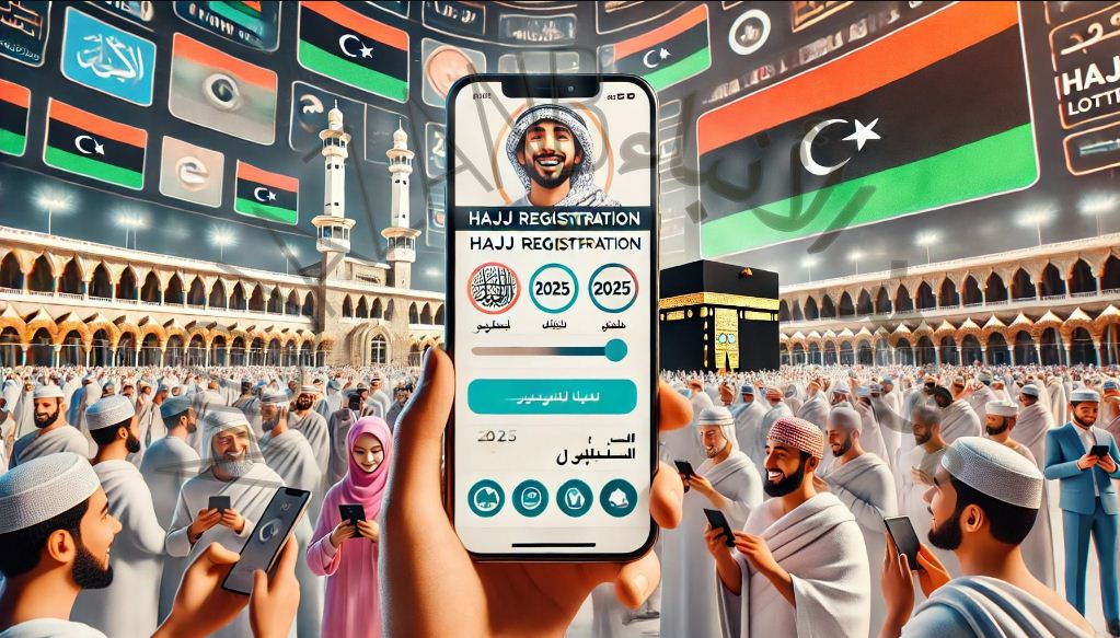 رابط التسجيل في منظومة الحج 2025 ليبيا hajjaj.hajj.gov.ly منصة حجاج