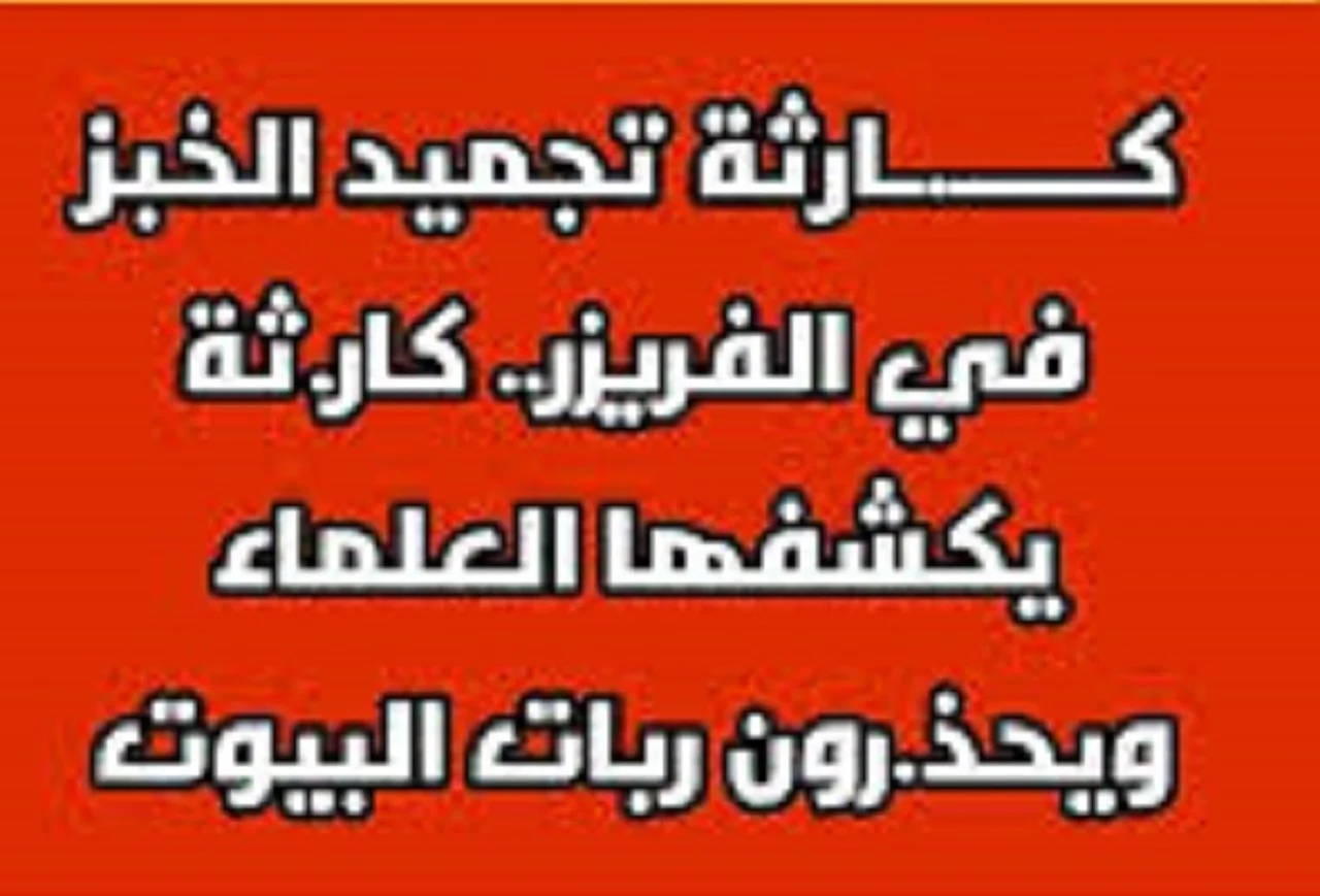 احذر تجميد الخبز في الفريزر يسبب السرطان وفق احدث الدراسات وهذه الطريقة الصحيحة للتخزين