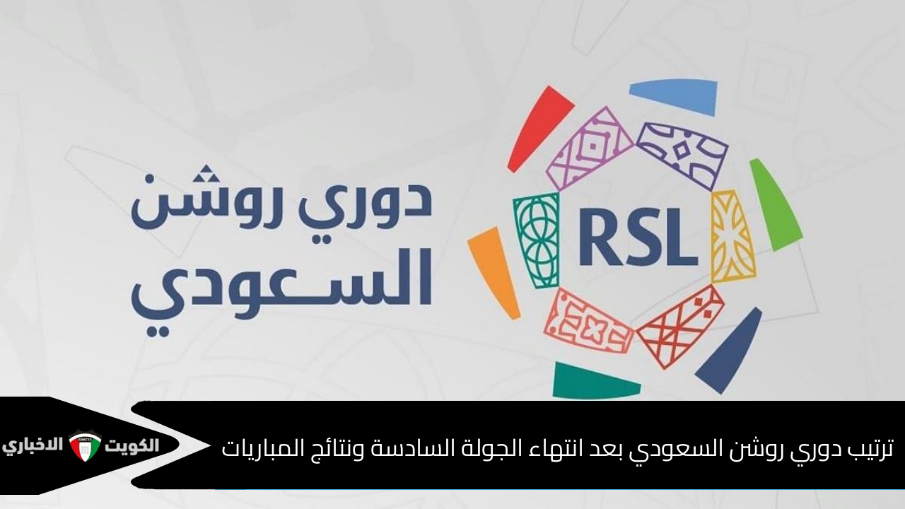 أخر أخبار الدوري السعودي .. ترتيب دوري روشن السعودي بعد انتهاء الجولة السادسة ونتائج المباريات