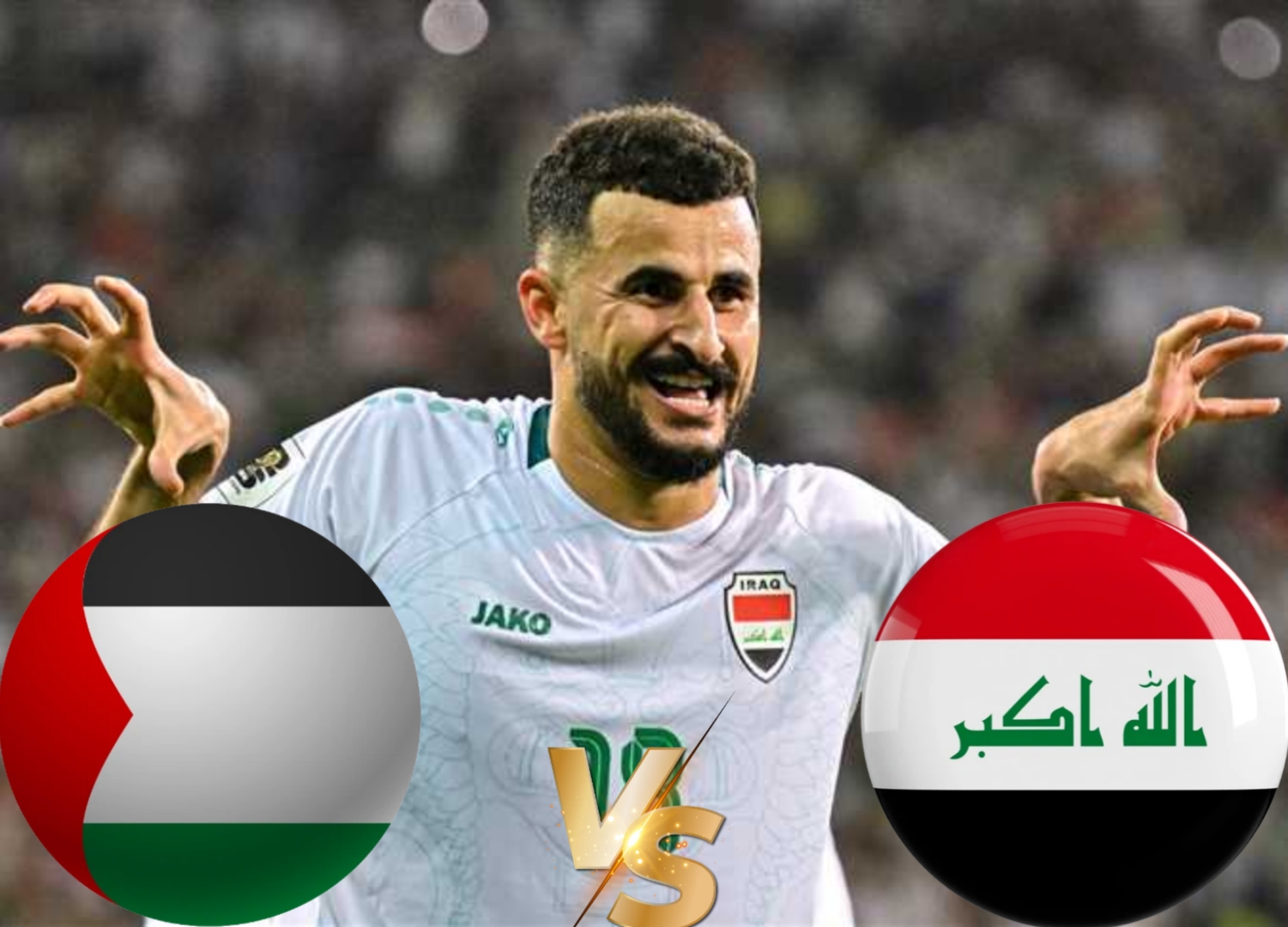 “مجانا”.. ( 0-0 ) مباراة العراق وفلسطين عبر قناة الكأس والرابعة العراقية.. الآن