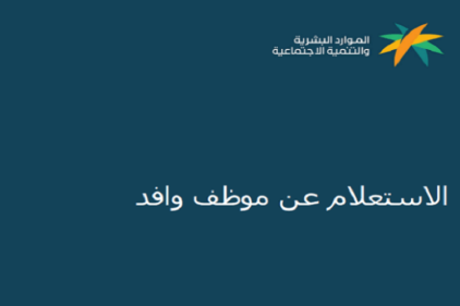 كيف استعلم عن وافد برقم الجواز؟