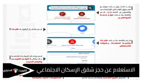 الاستعلام عن حجز شقق الإسكان الاجتماعي 