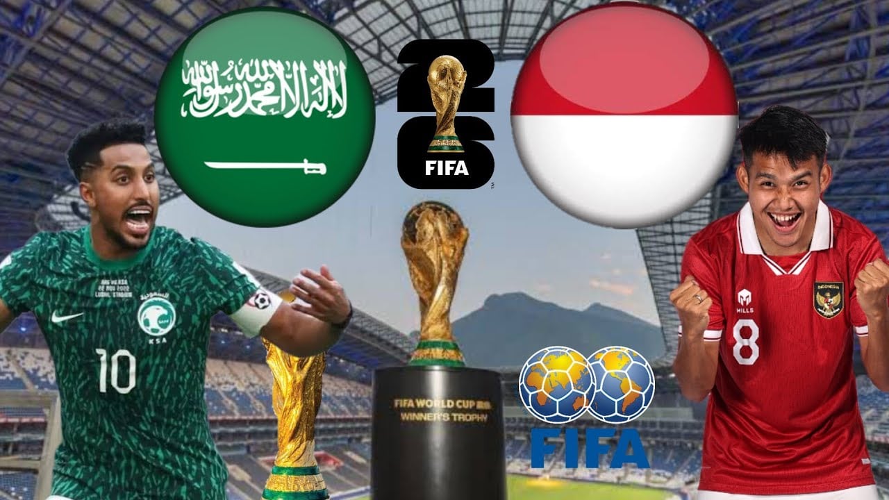 موعد مباراة السعودية ضد اندونيسيا تصفيات كأس العالم 2026 وأهم القنوات الناقلة