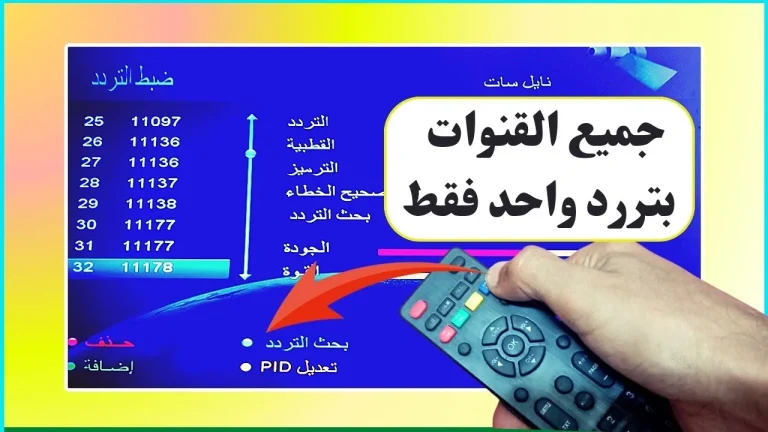 بضغطة زر حدثي قنوات التلفزيون.. تردد واحد لفتح قنوات النايل سات 2024 بعد التحديث