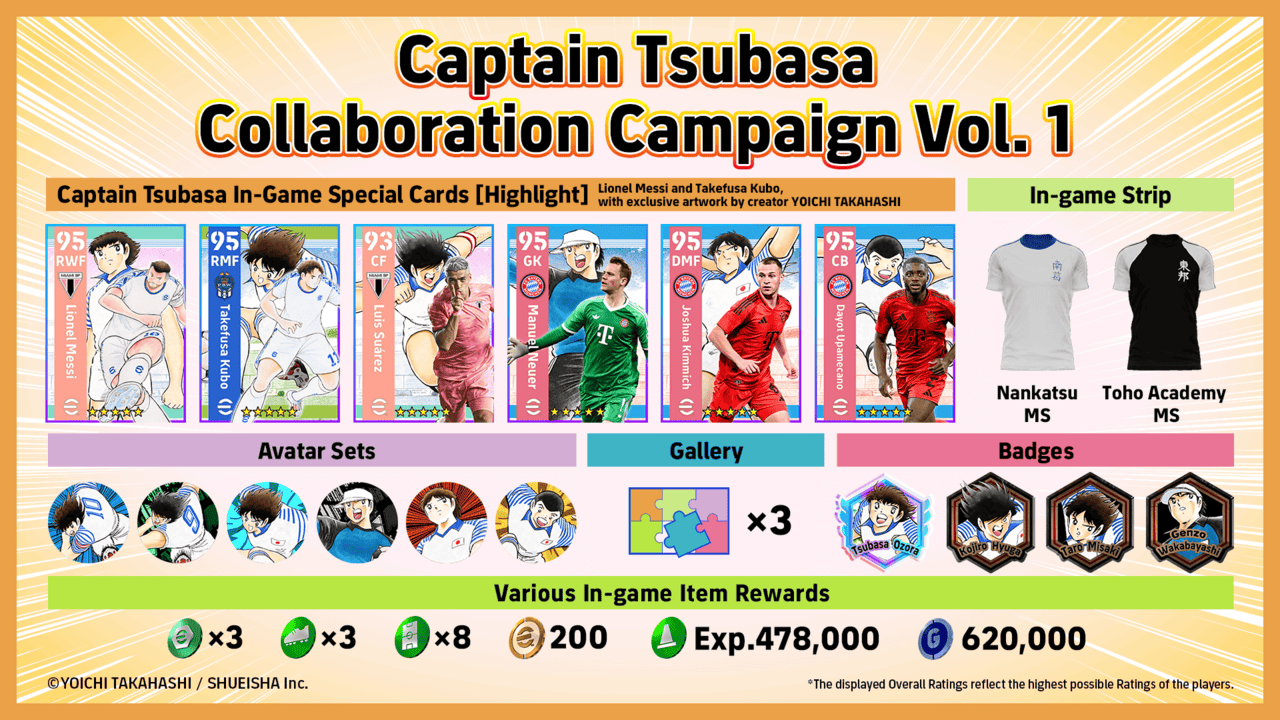 إصدار eFootball Captain Tsubasa