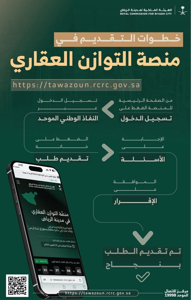 التسجيل في منصة التوازن العقاري