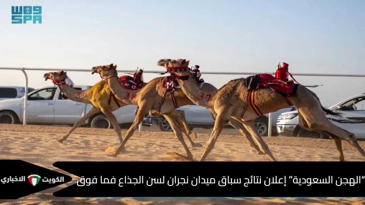 نتائج سباق ميدان الهجن بنجران