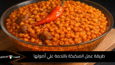 طريقة عمل المبكبكة باللحمة علي أصولها