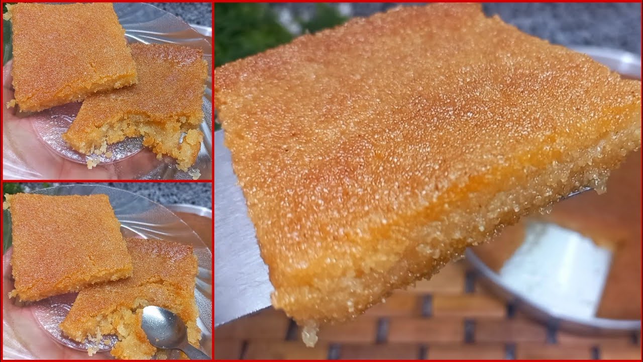 عمل البسبوسه المرمله